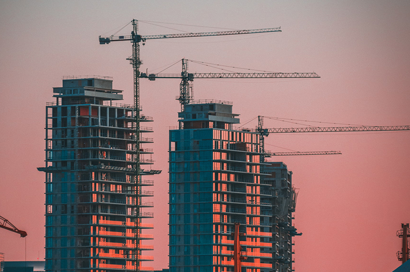 Edificios al atardecer