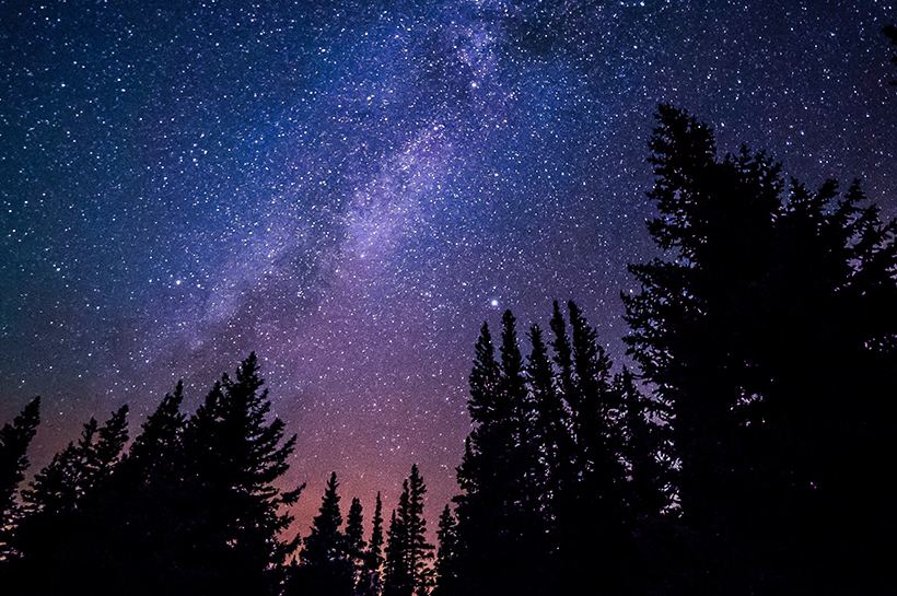 Un cielo estrellado